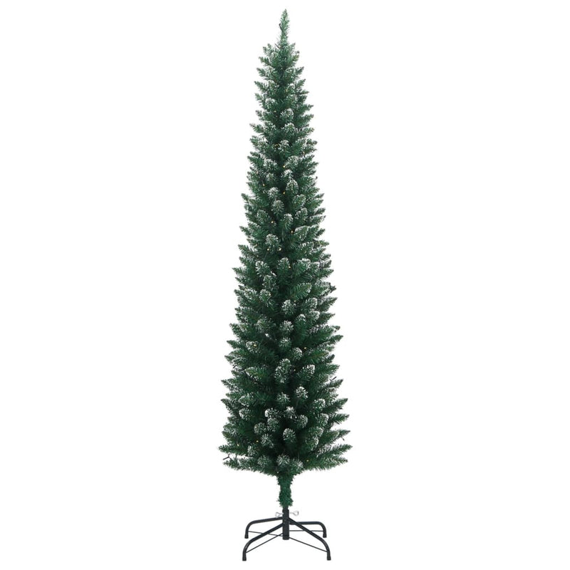 Load image into Gallery viewer, Vidaxl kunstkerstboom smal met 300 led's 180 cm