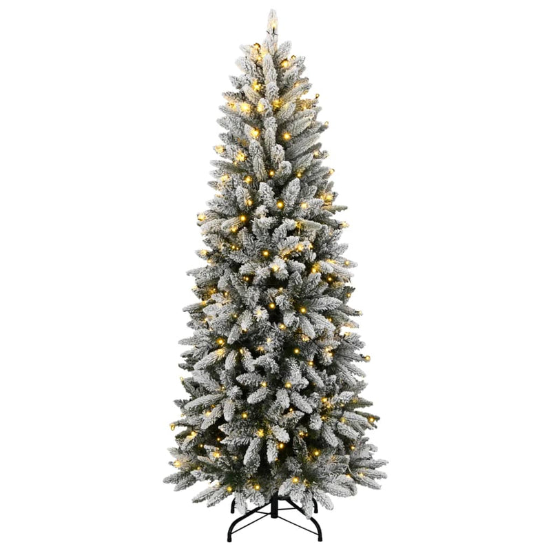 Load image into Gallery viewer, VidaXL Kunstkerstboom met 300 LED's en sneeuw 180 cm