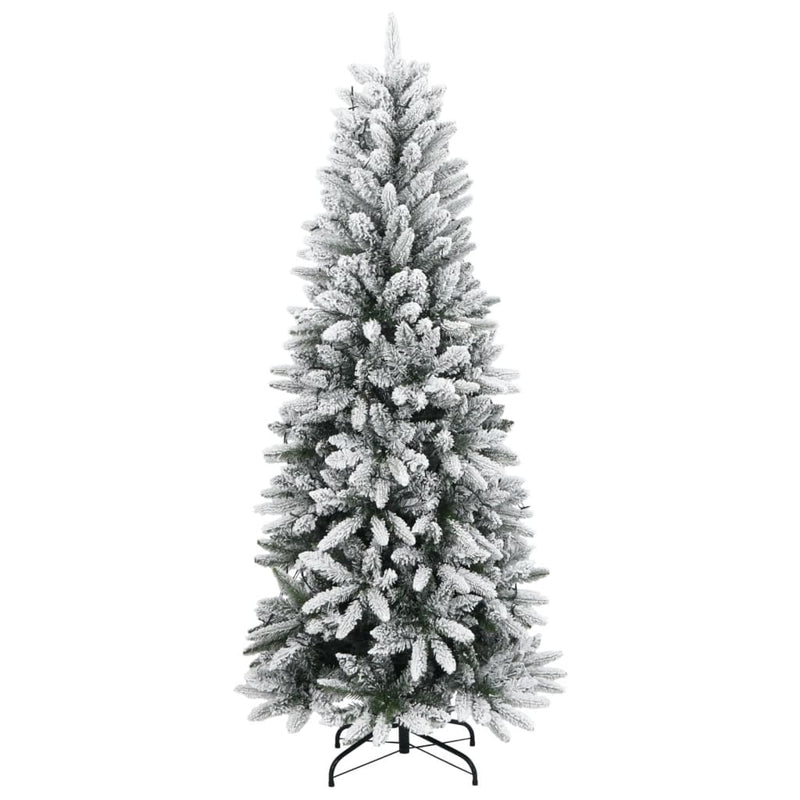 Load image into Gallery viewer, Vidaxl kunstkerstboom met 300 led's en sneeuw 240 cm