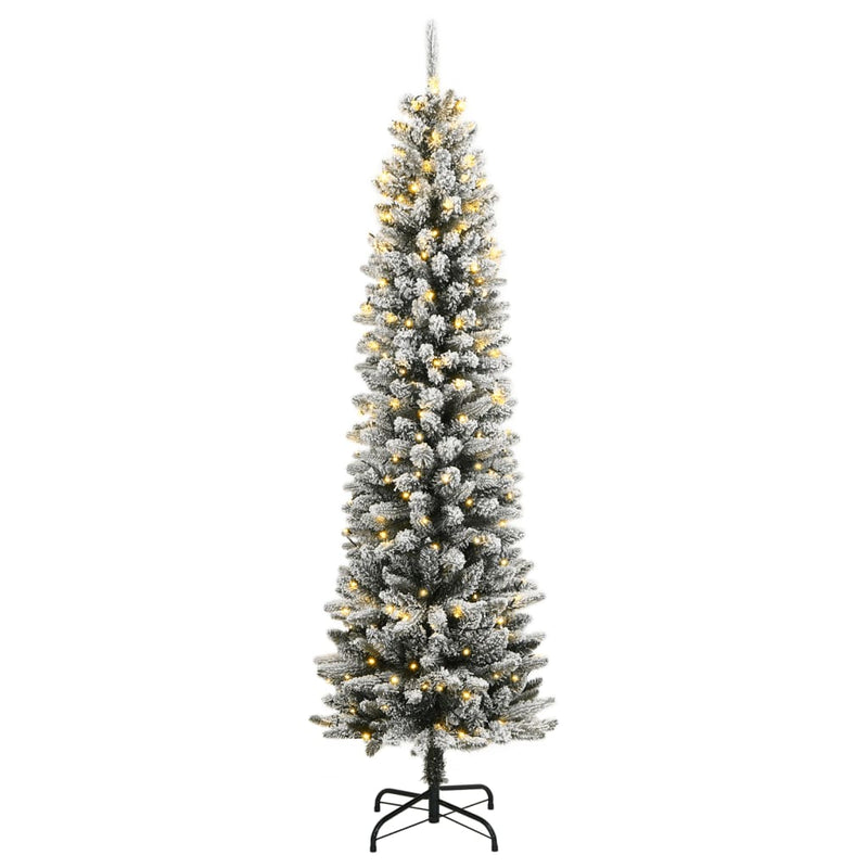 Load image into Gallery viewer, Vidaxl kunstkerstboom met 300 led's en sneeuw 180 cm