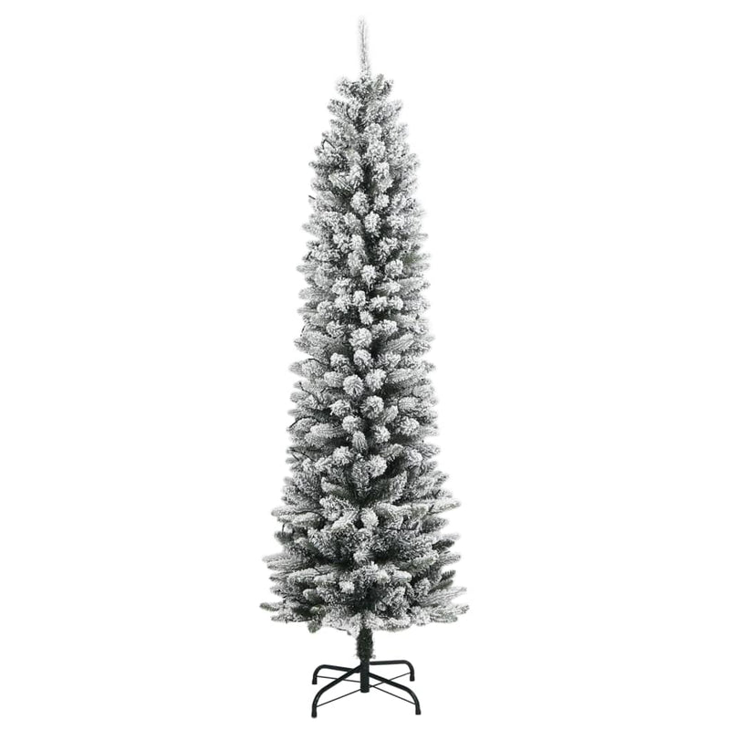Load image into Gallery viewer, Vidaxl kunstkerstboom met 300 led's en sneeuw 210 cm