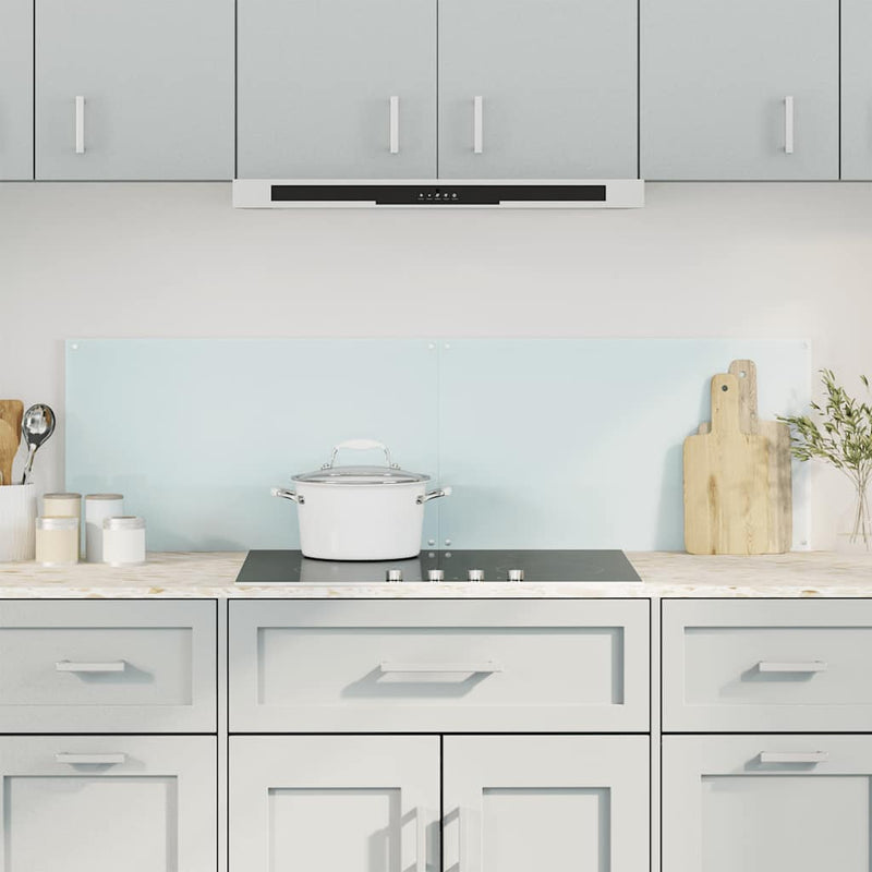 Load image into Gallery viewer, VidaXL Spatschermen keuken 2 st 70x50 cm gehard glas wit