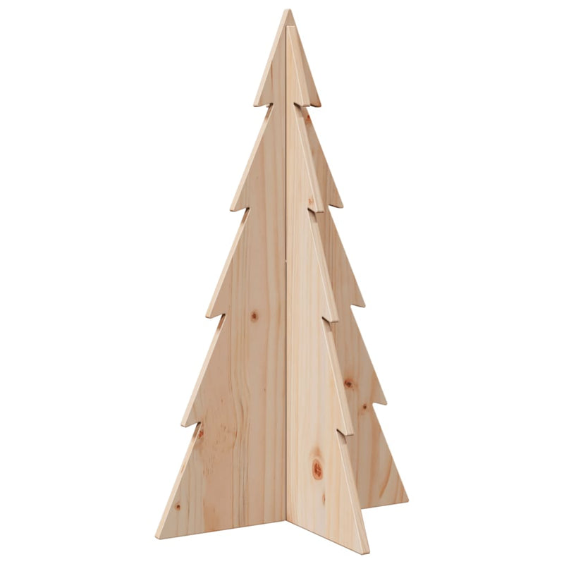 Load image into Gallery viewer, Vidaxl kerstdecoratie kerstboom 80 cm massief grenenhout