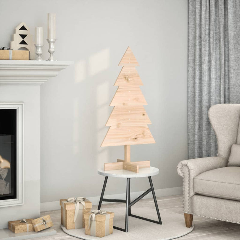 Load image into Gallery viewer, Vidaxl kerstdecoratie kerstboom 100 cm massief grenenhout