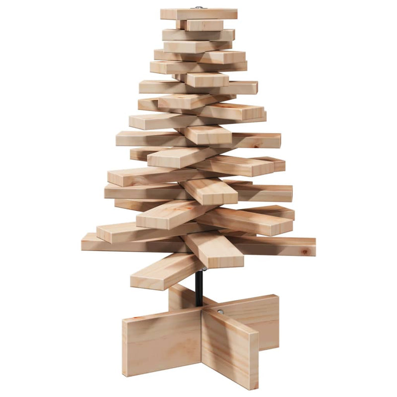 Load image into Gallery viewer, Vidaxl kerstdecoratie kerstboom 60 cm massief grenenhout