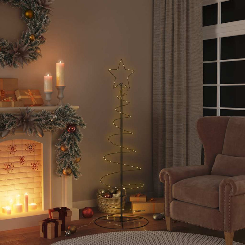 Load image into Gallery viewer, Vidaxl led-kerstboom 100 leds warm wit 150 cm