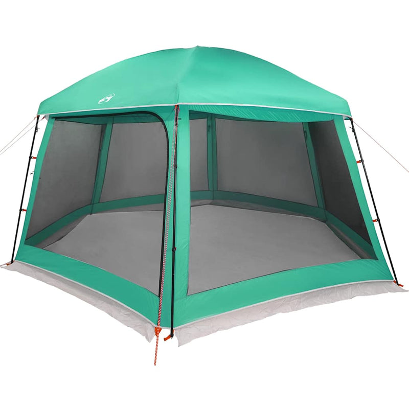 Load image into Gallery viewer, Vidaxl zwembadtent uitneembare buiten- gaaswanden 512x458 cm zeegroen