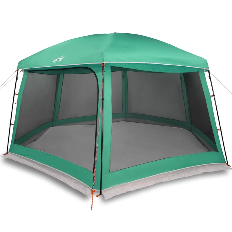 Load image into Gallery viewer, Vidaxl zwembadtent uitneembare buiten- gaaswanden 618x532 cm zeegroen
