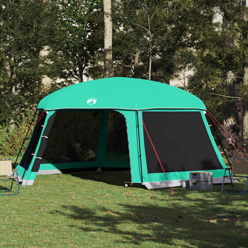 Load image into Gallery viewer, Vidaxl zwembadtent uitneembare buiten- gaaswanden 618x532 cm zeegroen
