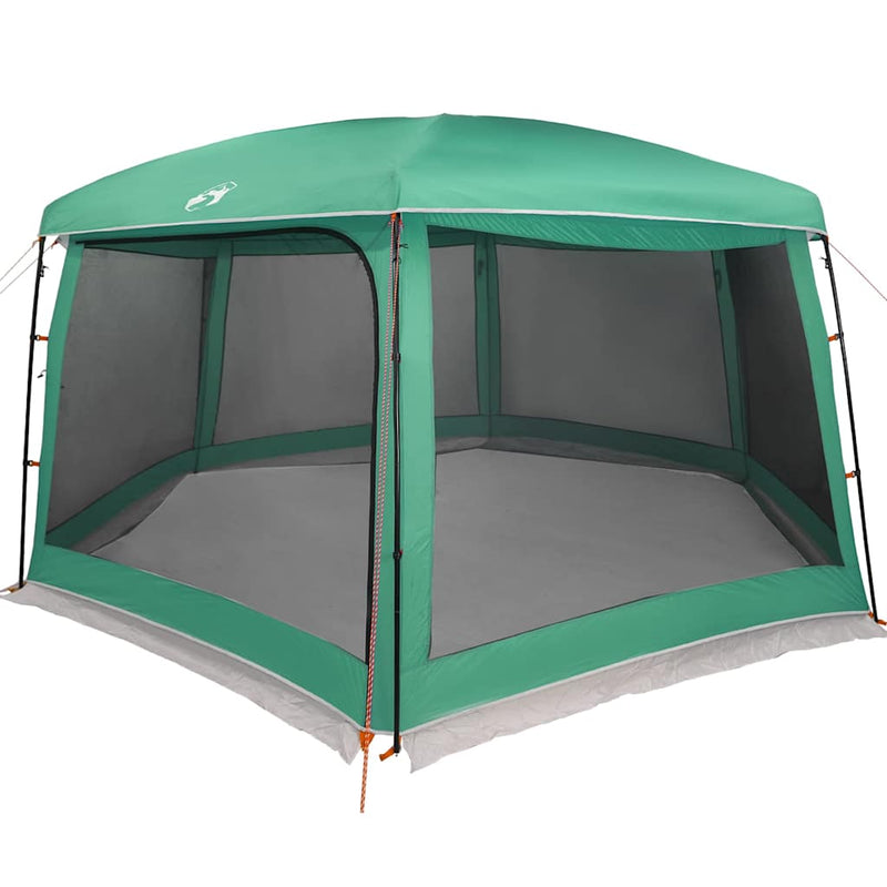 Load image into Gallery viewer, Vidaxl zwembadtent uitneembare buiten- gaaswanden 670x590 cm zeegroen