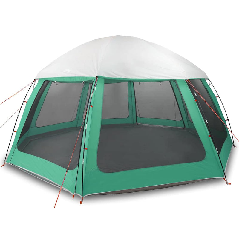 Load image into Gallery viewer, Vidaxl zwembadtent uitneembare buiten- gaaswanden 510x510 cm zeegroen