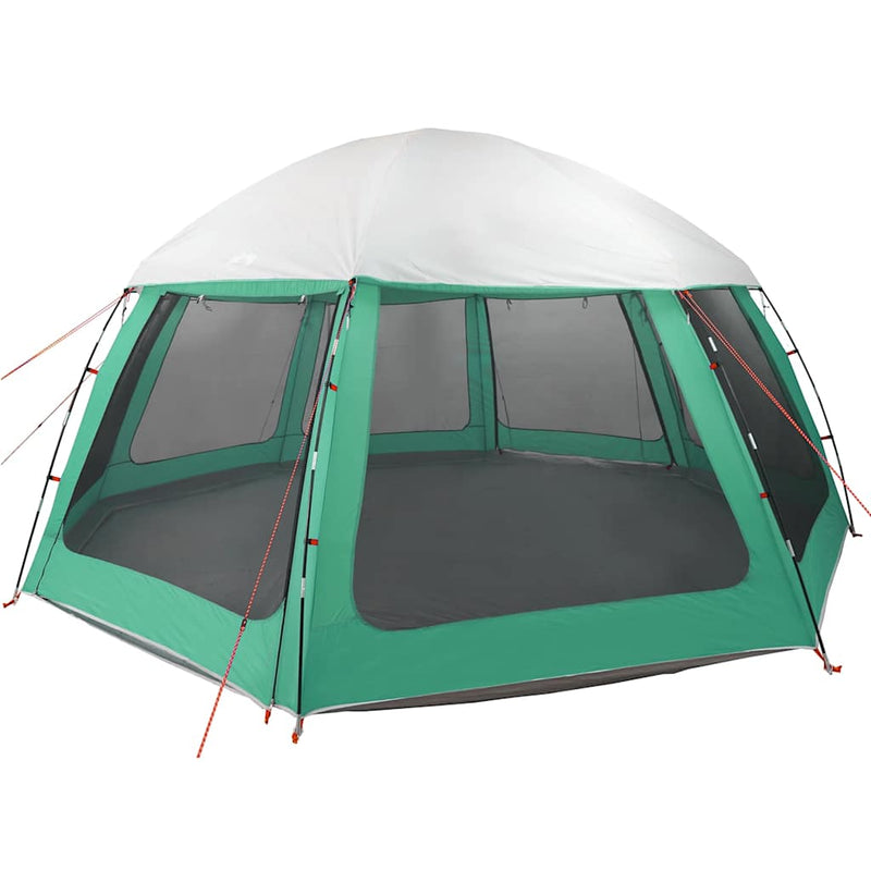 Load image into Gallery viewer, Vidaxl zwembadtent uitneembare buiten- gaaswanden 510x510 cm zeegroen
