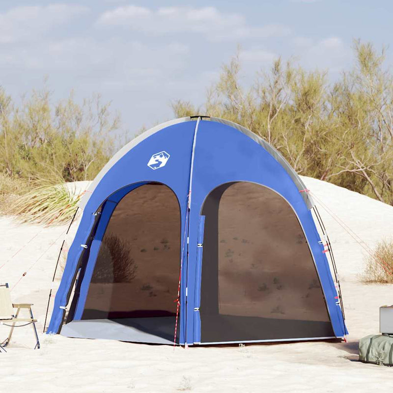 Load image into Gallery viewer, Vidaxl zwembad tent met dak azure blauw 366 x 305 x 231 cm