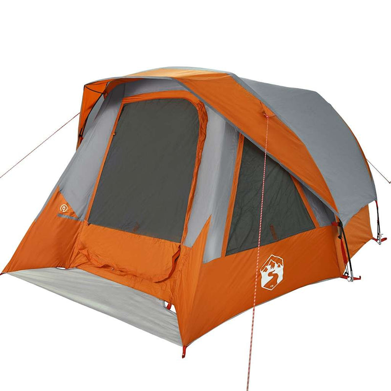 Load image into Gallery viewer, Vidaxl tent 4-persoons waterdicht grijs en oranje