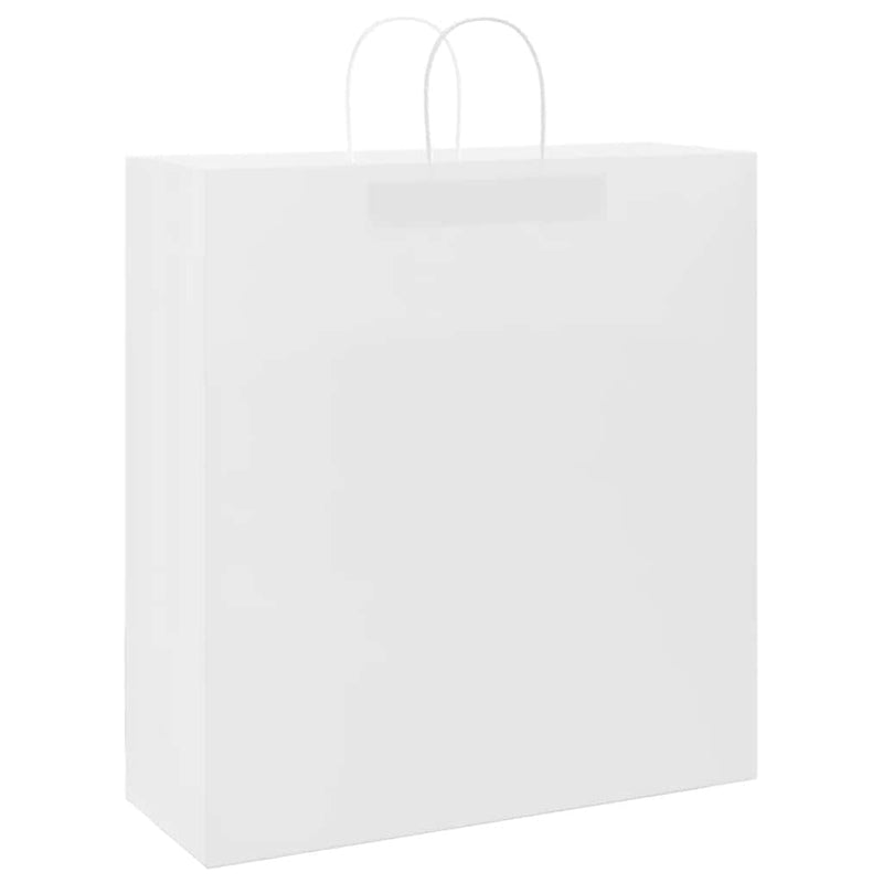 Load image into Gallery viewer, Vidaxl papieren zakken 250 st met hengsels 45x17x48 cm wit