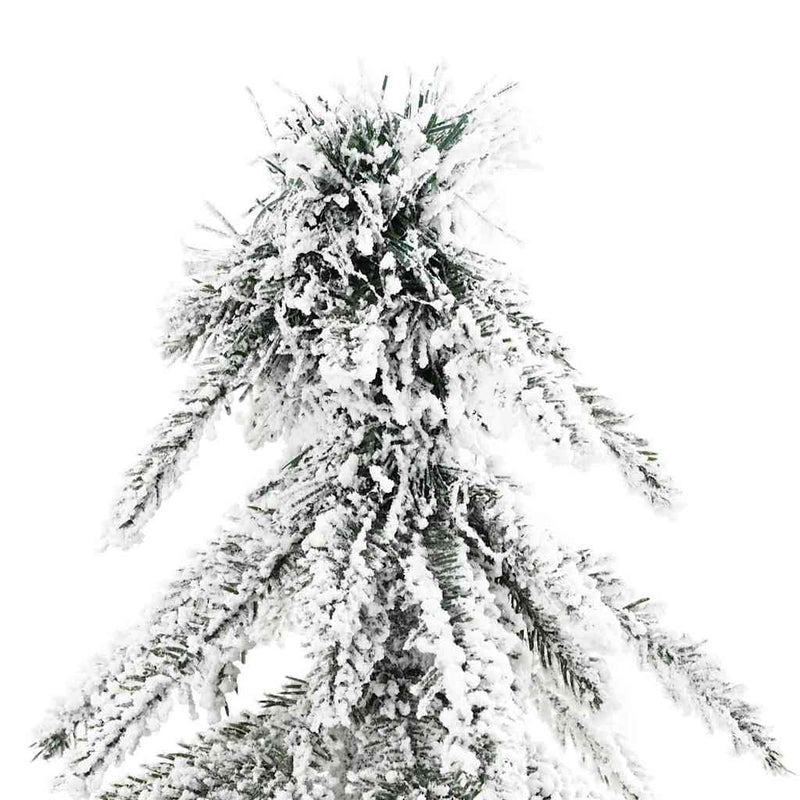 Load image into Gallery viewer, Vidaxl kunstkerstboom wit 76 x 76 x 180 cm polyethyleen en metaal