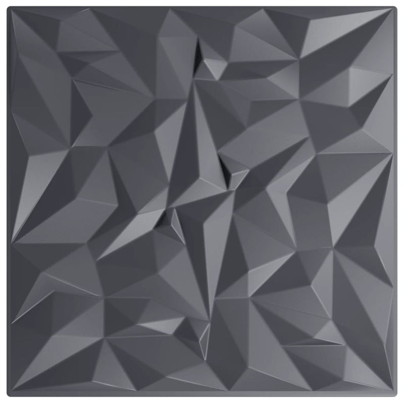 Load image into Gallery viewer, Vidaxl 12 st wandpanelen amethist 3 m² 50x50 cm xps grijs