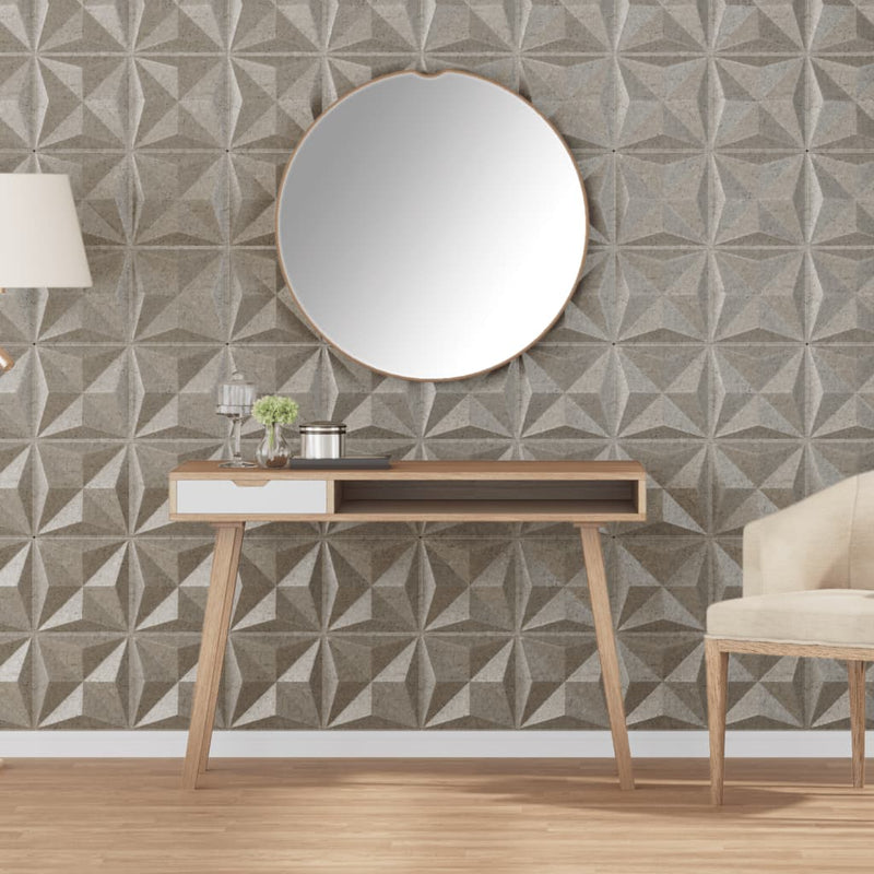 Load image into Gallery viewer, Vidaxl 24 st wandpanelen origami 6 m² 50x50 cm xps beton