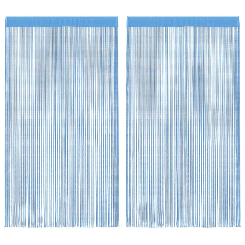 Load image into Gallery viewer, Vidaxl koordgordijnen 2 st 100x250 cm lichtblauw