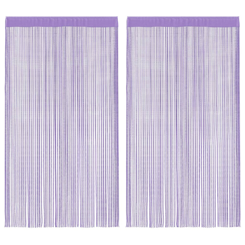 Load image into Gallery viewer, Vidaxl koordgordijnen 2 st 100x250 cm paars