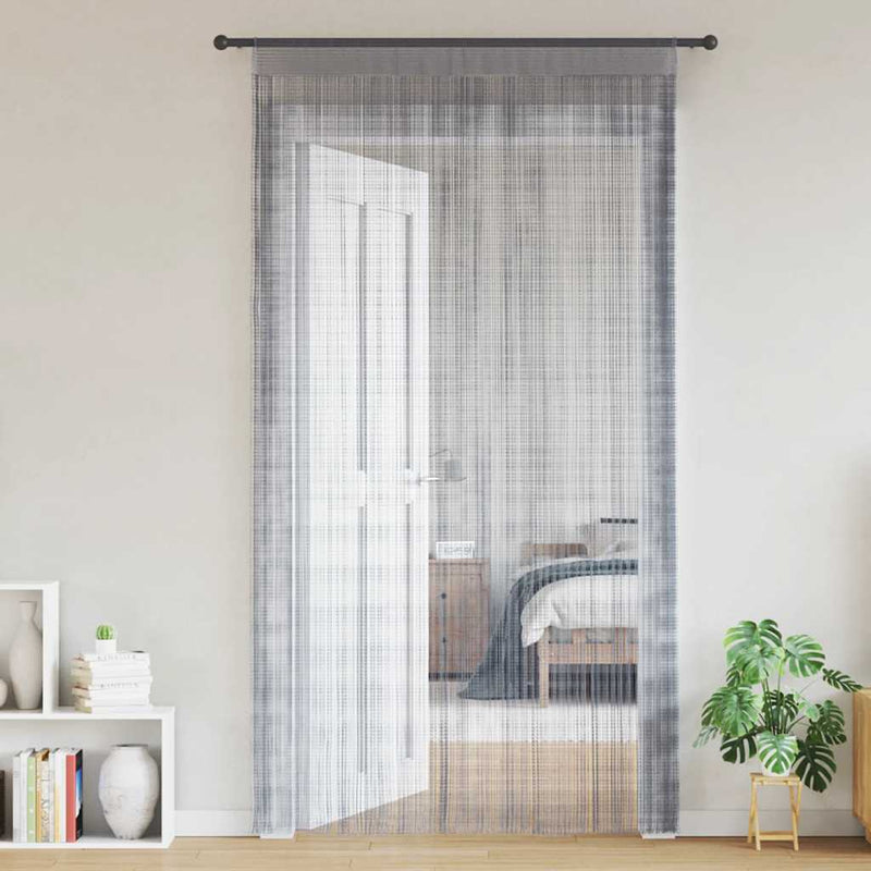 Load image into Gallery viewer, Vidaxl koordgordijnen 2 st 100x250 cm lichtgrijs
