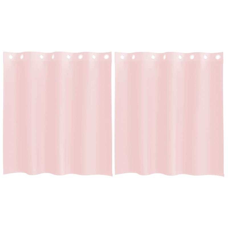 Load image into Gallery viewer, Vidaxl gordijnen voile met doorvoertules 2 st 140x140 cm lichtroze