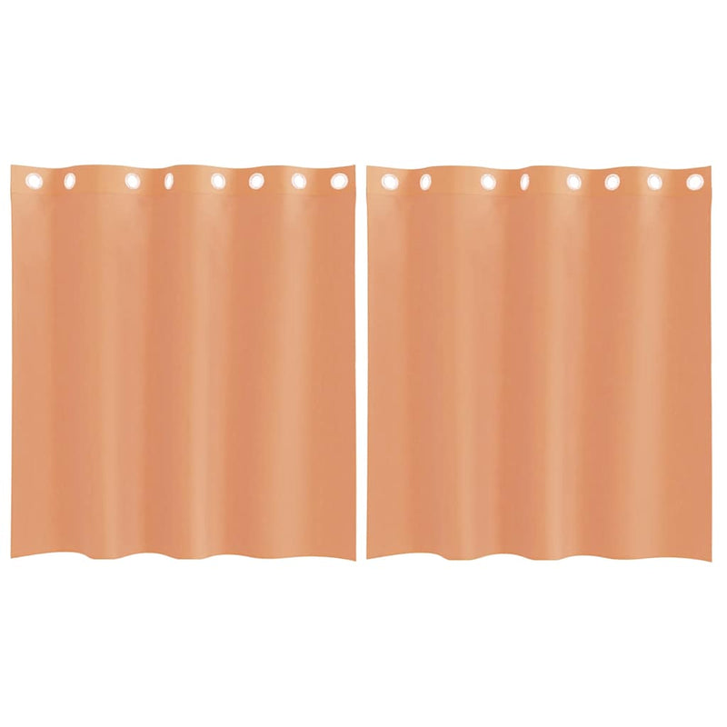 Load image into Gallery viewer, Vidaxl gordijnen voile met doorvoertules 2 st terracotta