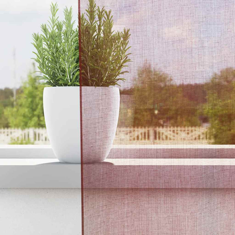 Load image into Gallery viewer, Vidaxl gordijnen voile met doorvoertules 2 st wijnrood