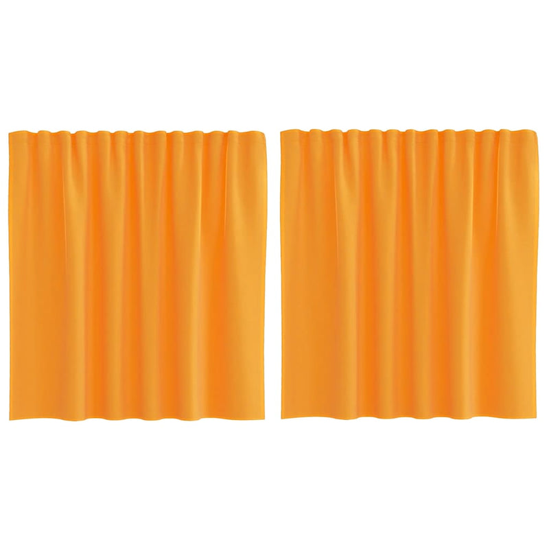 Load image into Gallery viewer, Vidaxl gordijnen voile met roedezakken 2 st oranje