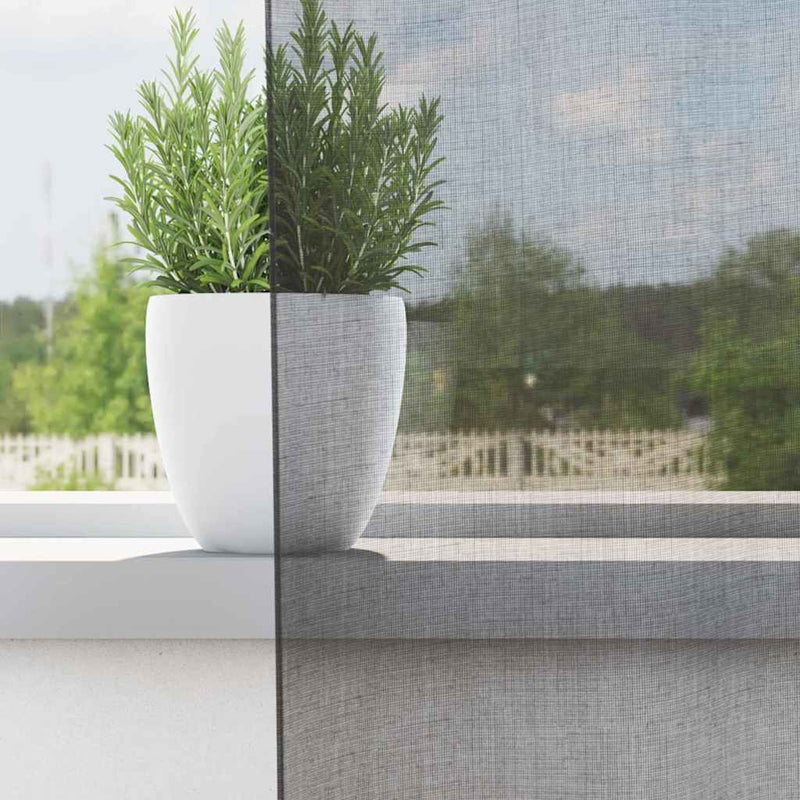 Load image into Gallery viewer, Vidaxl gordijnen voile met lussen 2 st 140x245 cm donkergrijs