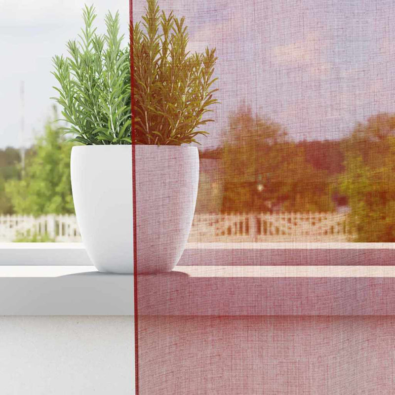 Load image into Gallery viewer, Vidaxl gordijnen met lussen 2 st 140x260 cm wijnrood