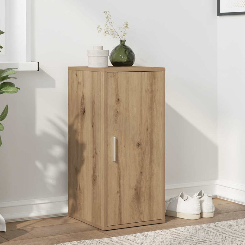 Load image into Gallery viewer, Vidaxl schoenenkast 32x35x70 cm bewerkt hout artisanaal eikenkleur