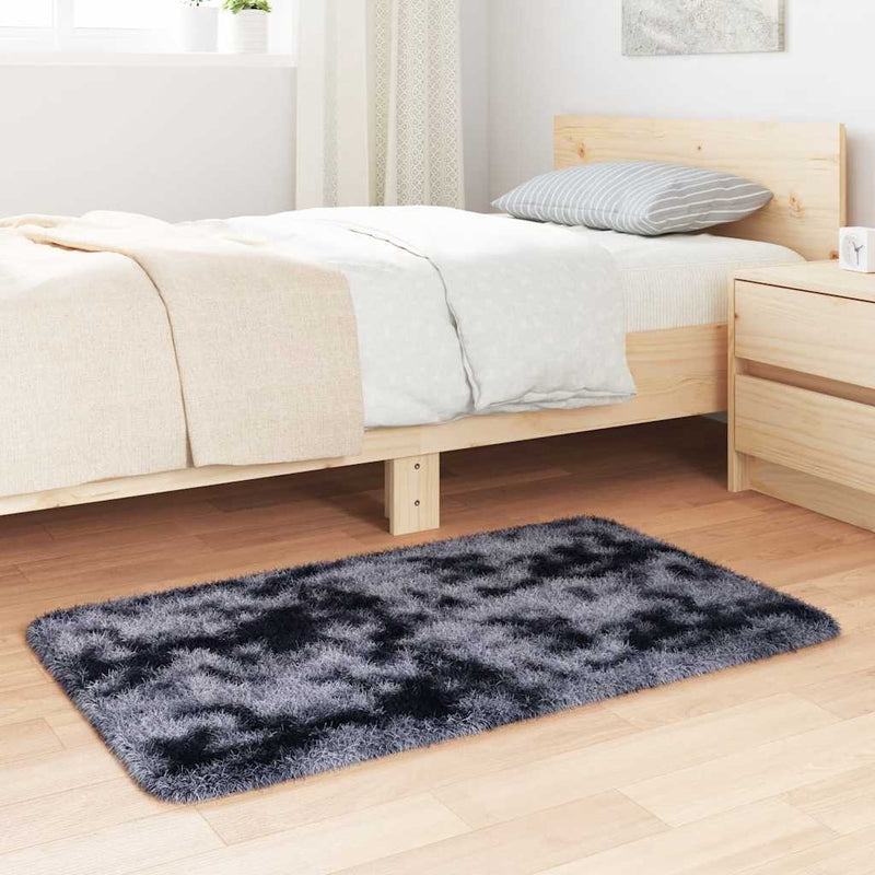 Load image into Gallery viewer, Vidaxl hoogpolig vloerkleed navarra 60x100 cm polyester donkergrijs