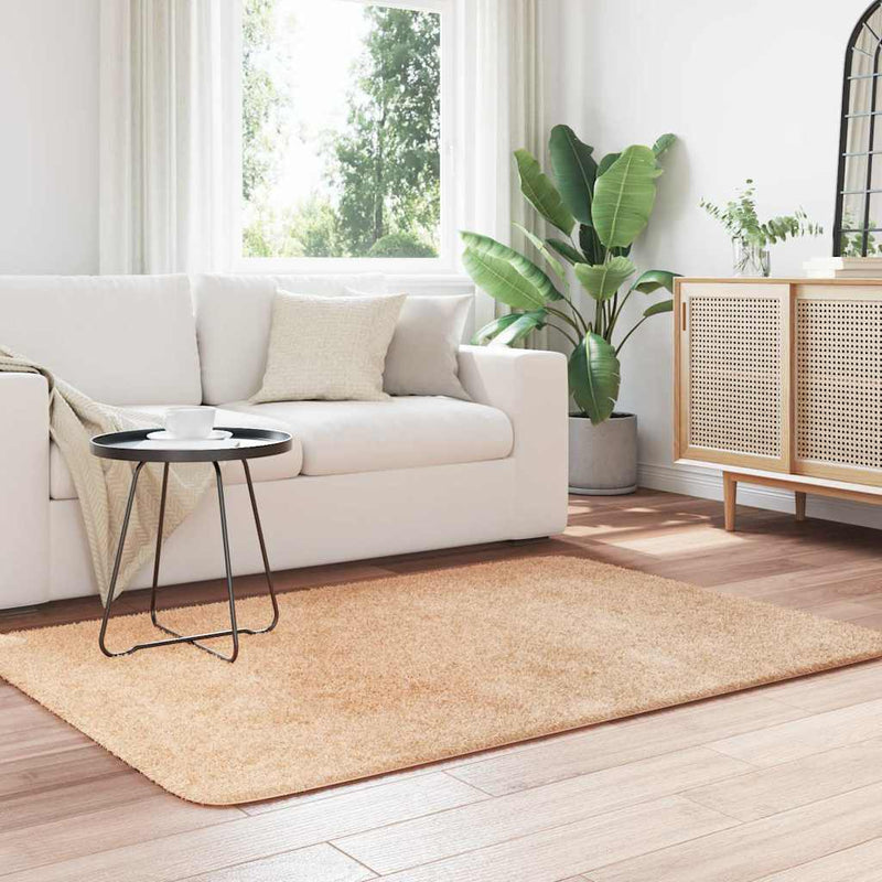 Load image into Gallery viewer, Vidaxl hoogpolig vloerkleed navarra 120x170 cm polyester beige
