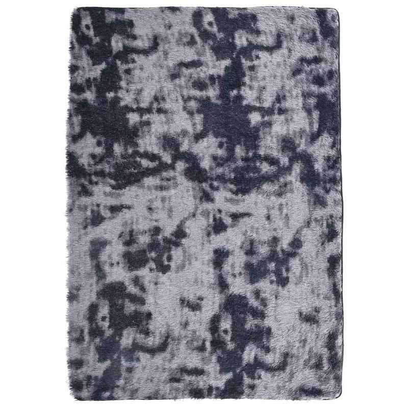 Load image into Gallery viewer, Vidaxl hoogpolig vloerkleed navarra 120x170 cm polyester donkergrijs