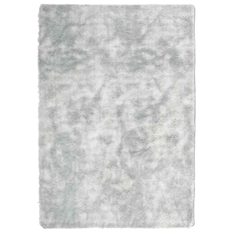 Load image into Gallery viewer, Vidaxl hoogpolig vloerkleed navarra 120x170 cm polyester zilvergrijs