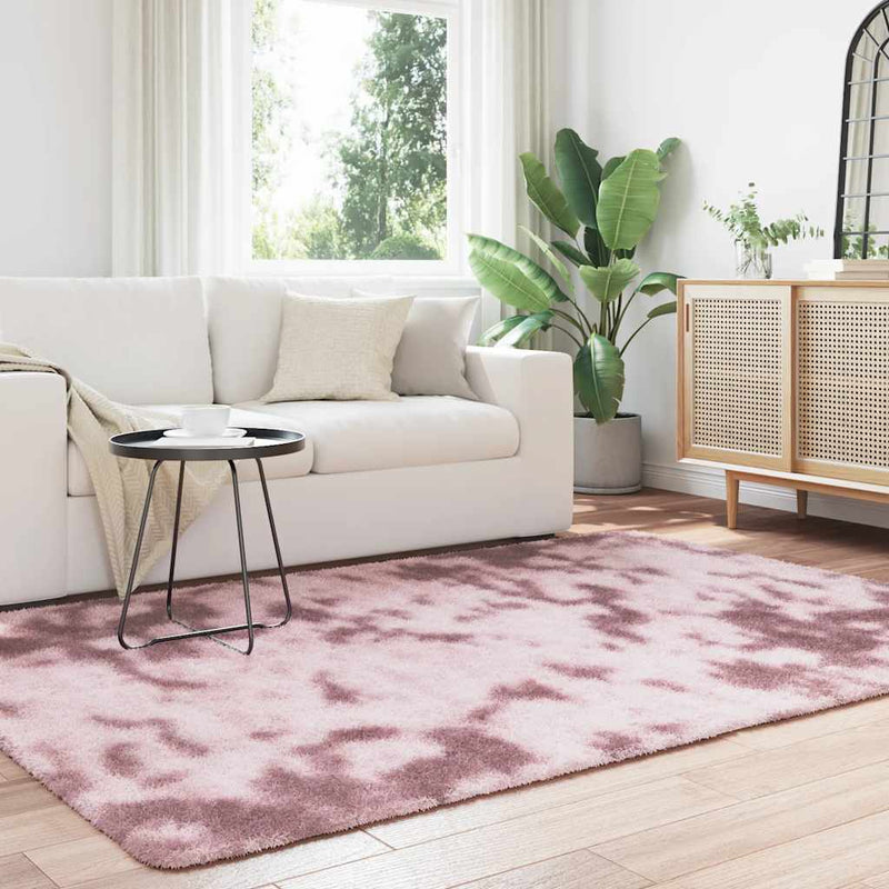 Load image into Gallery viewer, Vidaxl hoogpolig vloerkleed navarra 160x230 cm polyester stoffig roze