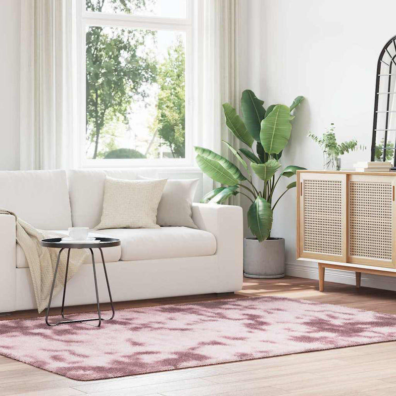 Load image into Gallery viewer, Vidaxl hoogpolig vloerkleed navarra 160x230 cm polyester stoffig roze