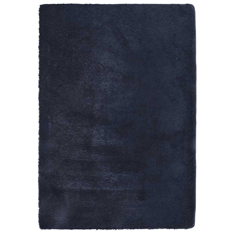 Load image into Gallery viewer, Vidaxl hoogpolig vloerkleed navarra 160x230 cm polyester marineblauw
