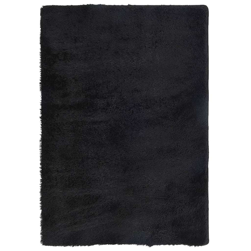 Load image into Gallery viewer, Vidaxl hoogpolig vloerkleed navarra 200x290 cm polyester zwart