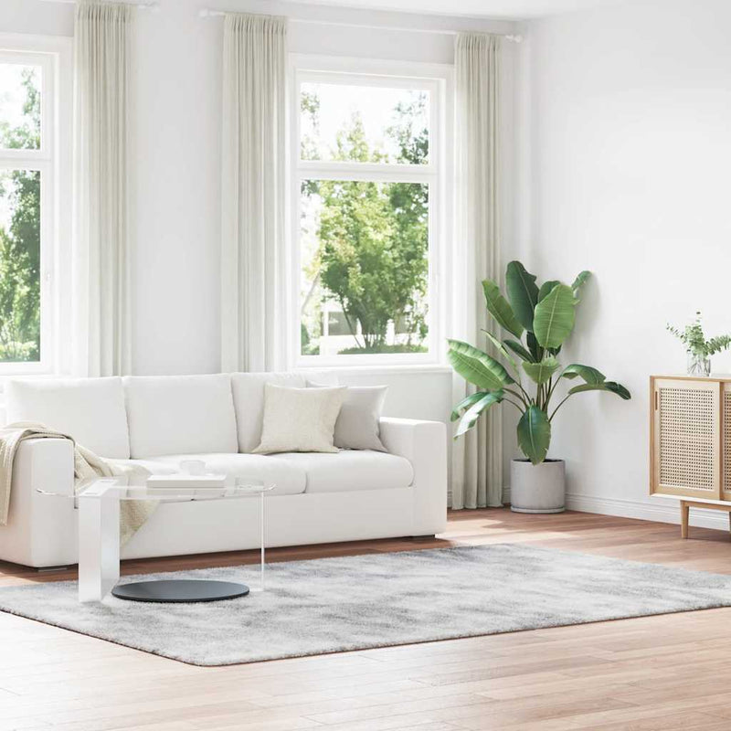 Load image into Gallery viewer, Vidaxl hoogpolig vloerkleed navarra 200x290 cm polyester zilvergrijs