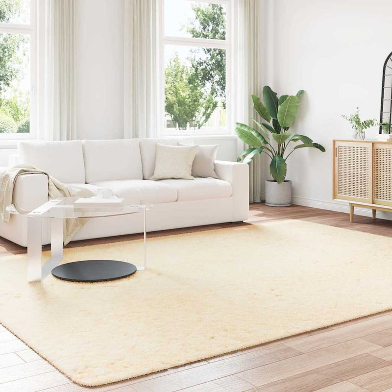 Load image into Gallery viewer, Vidaxl hoogpolig vloerkleed navarra 240x340 cm polyester crèmekleurig