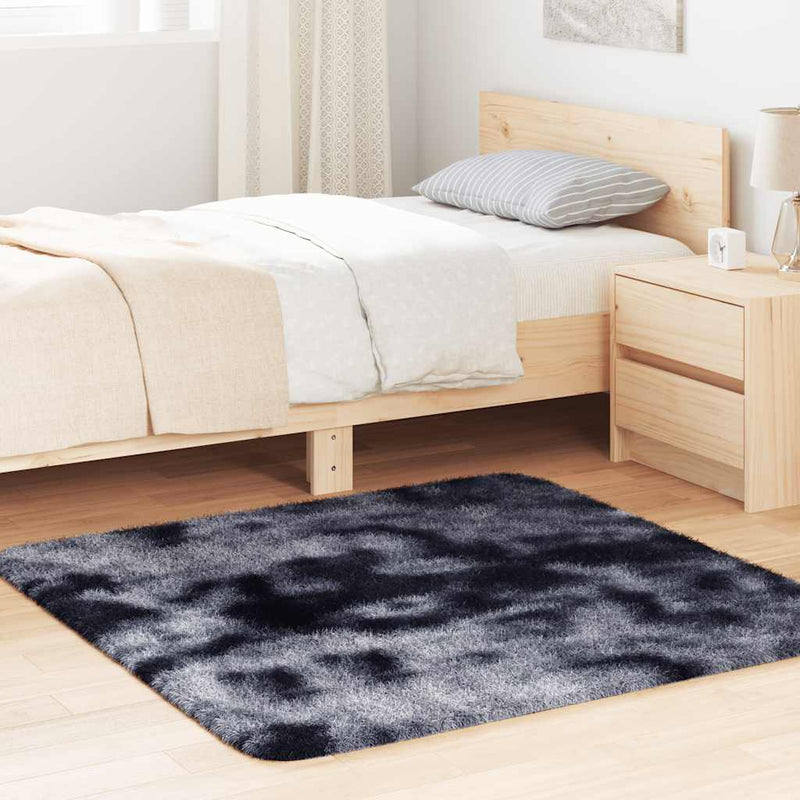 Load image into Gallery viewer, Vidaxl hoogpolig vloerkleed navarra 120x120 cm polyester donkergrijs