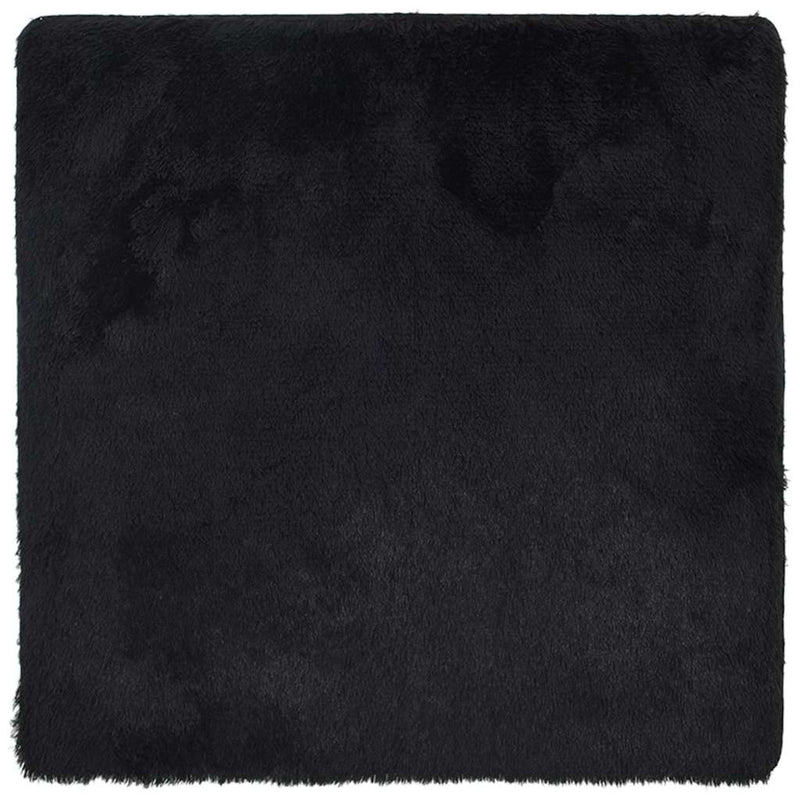 Load image into Gallery viewer, Vidaxl hoogpolig vloerkleed navarra 160x160 cm polyester zwart