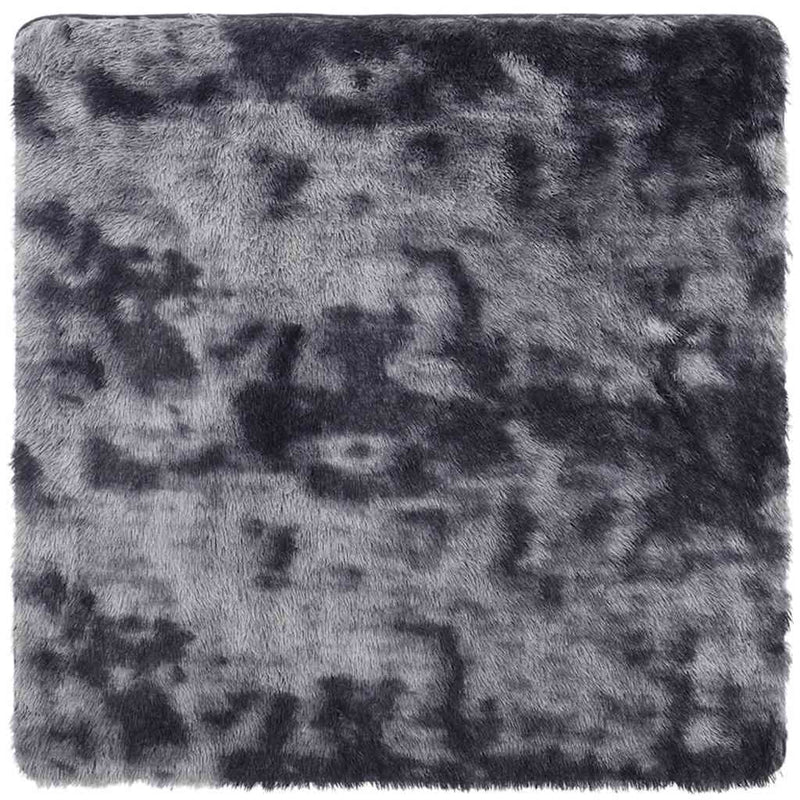 Load image into Gallery viewer, Vidaxl hoogpolig vloerkleed navarra 240x240 cm polyester donkergrijs
