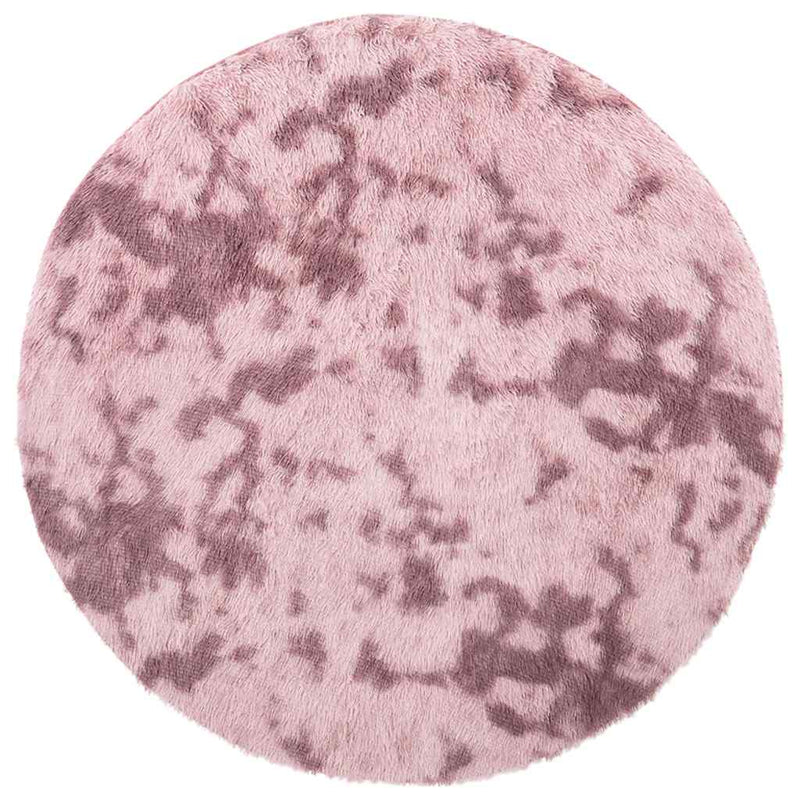 Load image into Gallery viewer, Vidaxl hoogpolig vloerkleed navarra 100x100 cm polyester stoffig roze