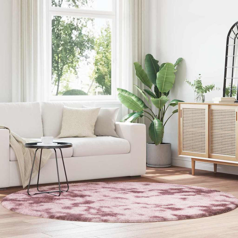Load image into Gallery viewer, Vidaxl hoogpolig vloerkleed navarra 200x200 cm polyester stoffig roze
