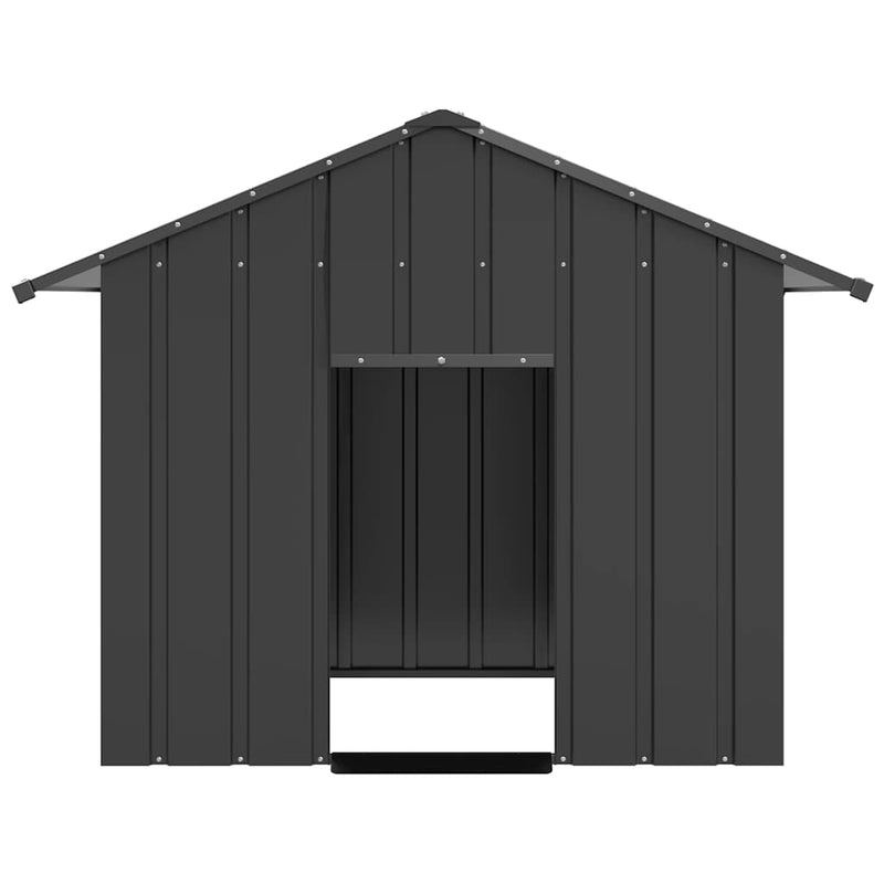 Load image into Gallery viewer, Vidaxl hondenhok met dak 131x101x102 cm gegalvaniseerd staal