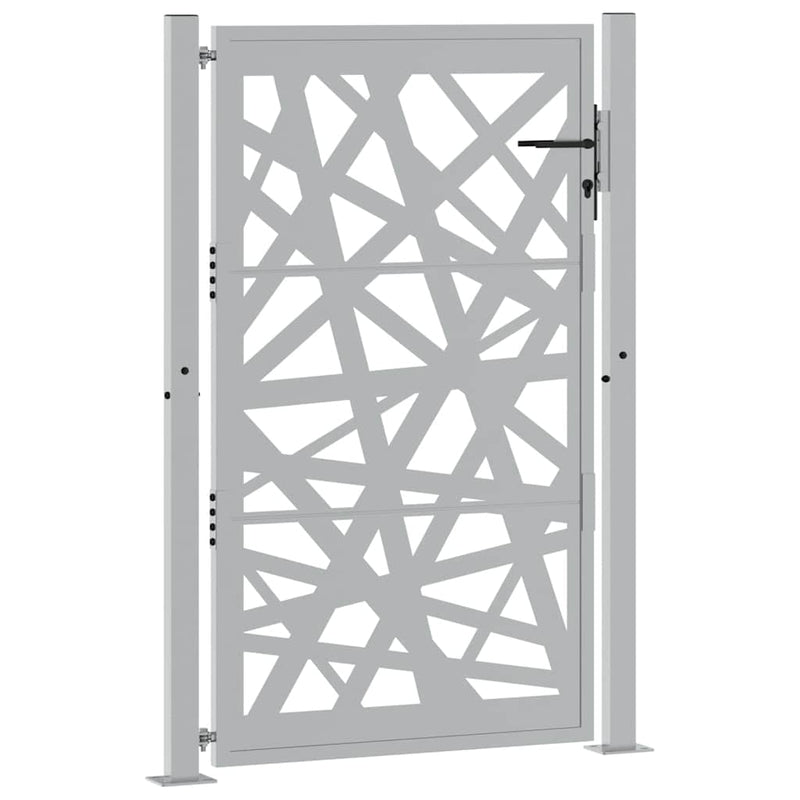 Load image into Gallery viewer, Vidaxl poort met lichtontwerp 100x150 cm weervast staal