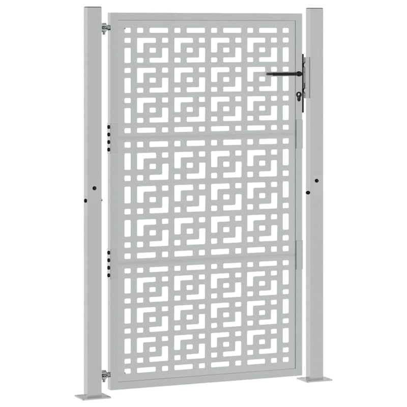 Load image into Gallery viewer, Vidaxl poort met kruisontwerp 100x150 cm weervast staal